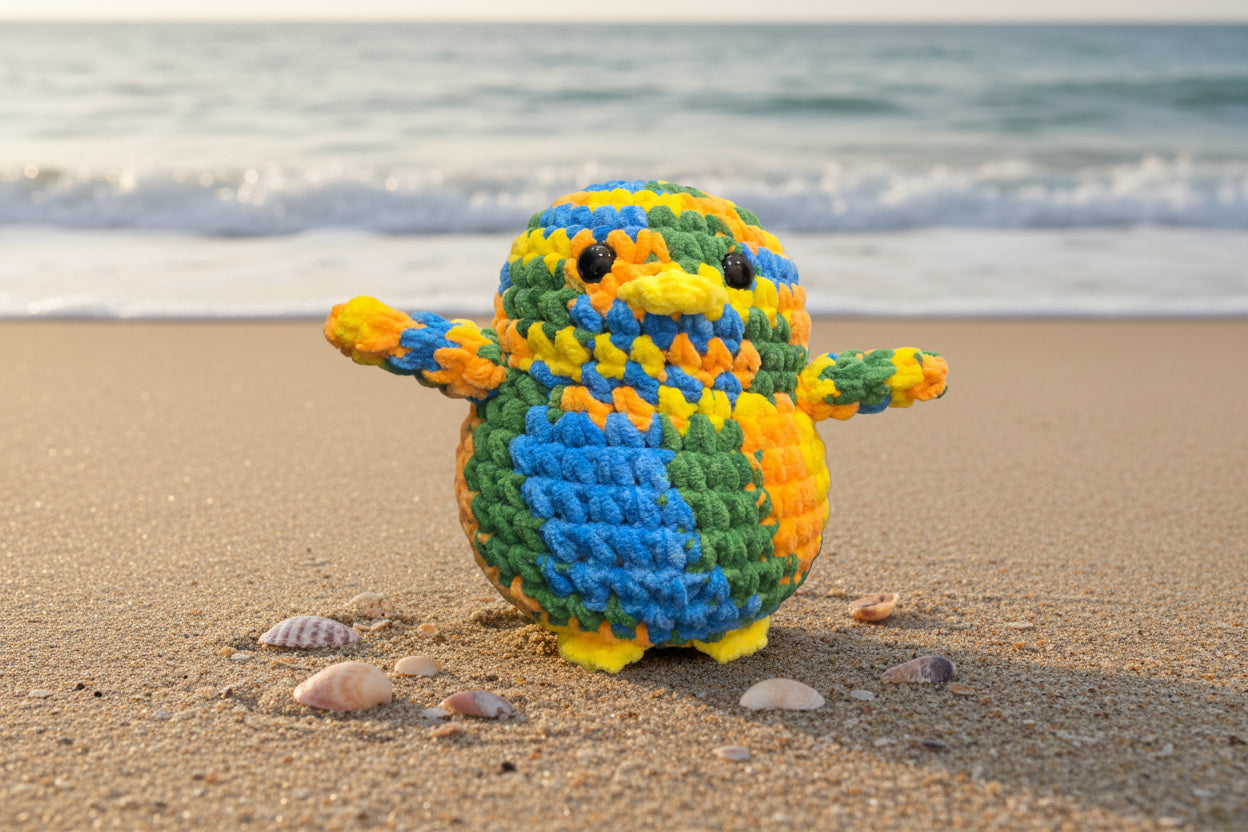 Handmade Penguin Plushie ZESTY