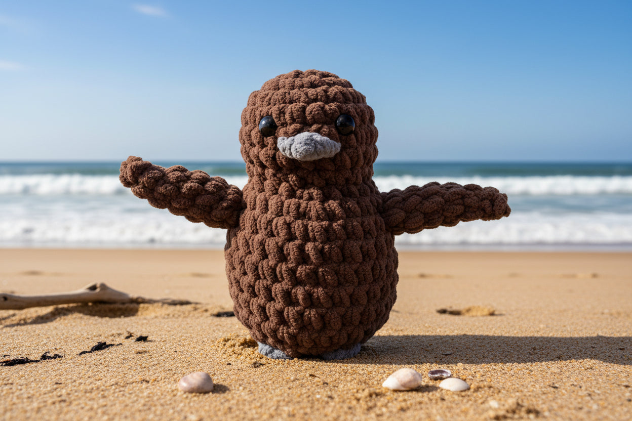 Handmade Penguin Plushie PESTO