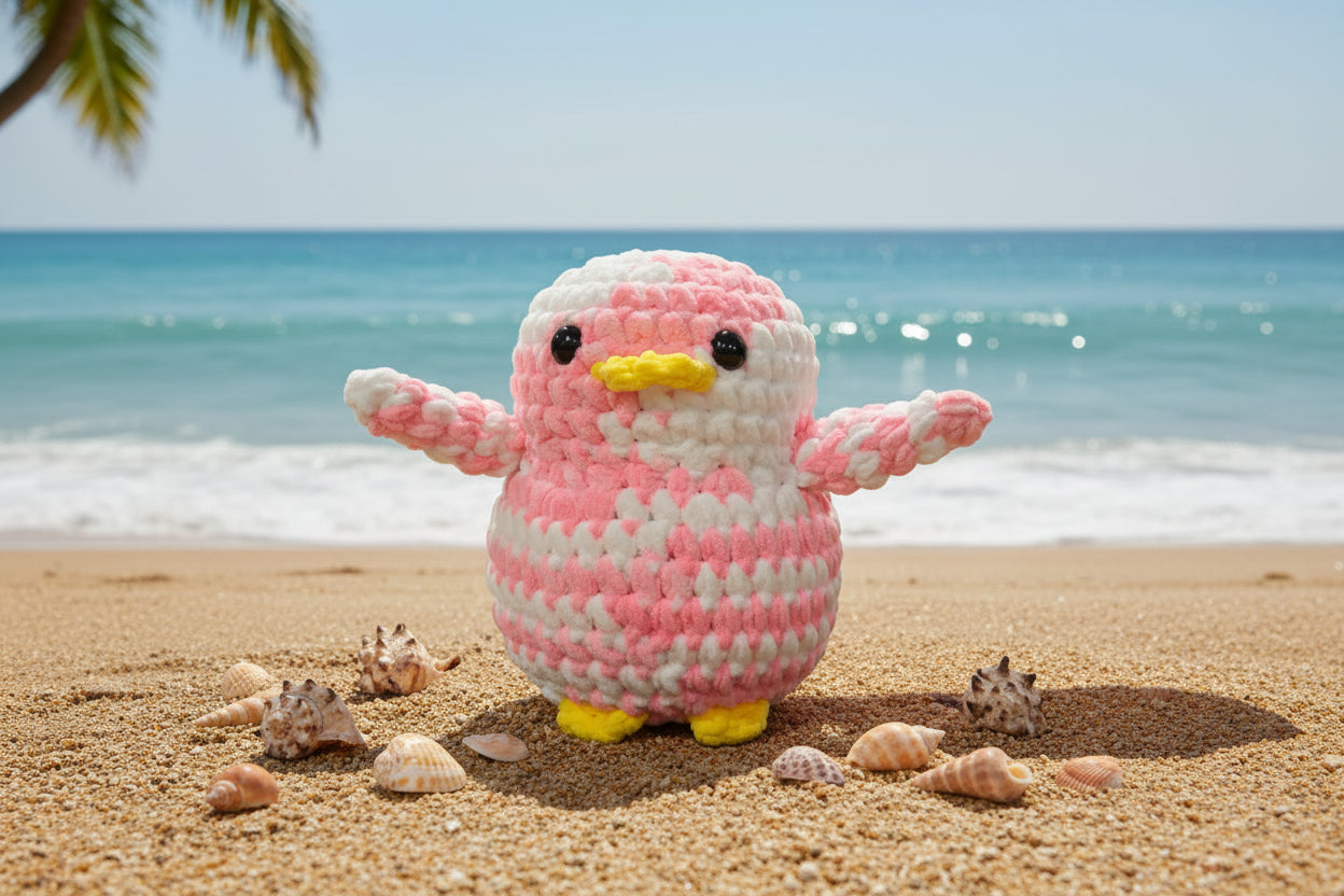 *LIMITED EDITION* ULTRA SQUISHY HANDMADE PENGY PINKIE SNOW