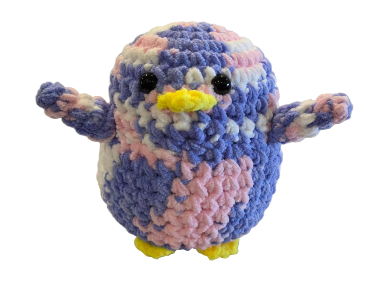 Handmade Penguin Plushie COTTON CANDY