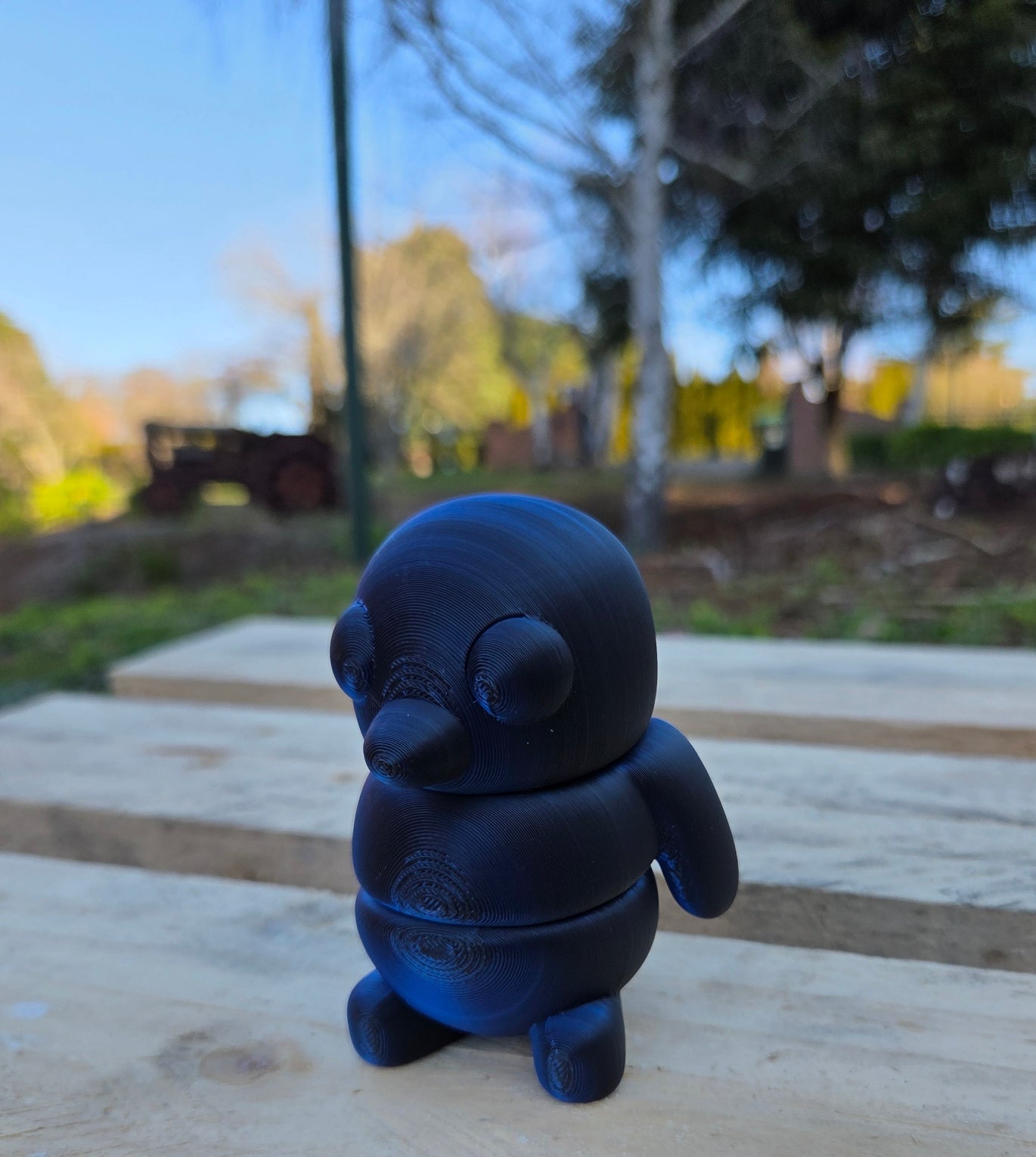 3D Baby Fidget Gippy Penguin METALLIC