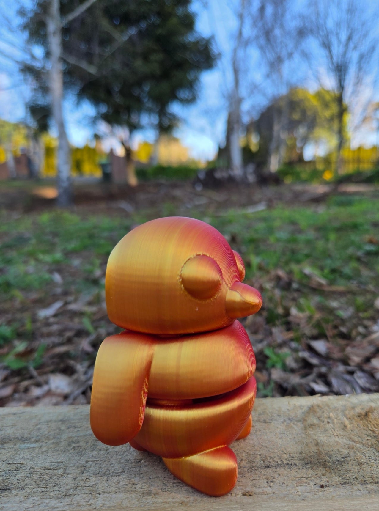 3D Baby Fidget Gippy Penguin METALLIC