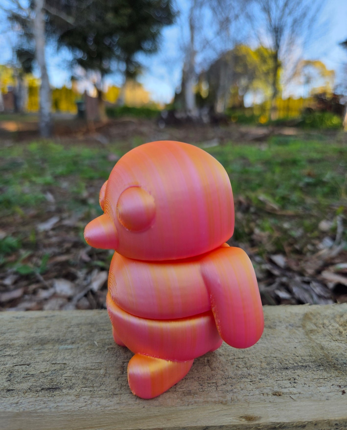 3D Baby Fidget Gippy Penguin METALLIC