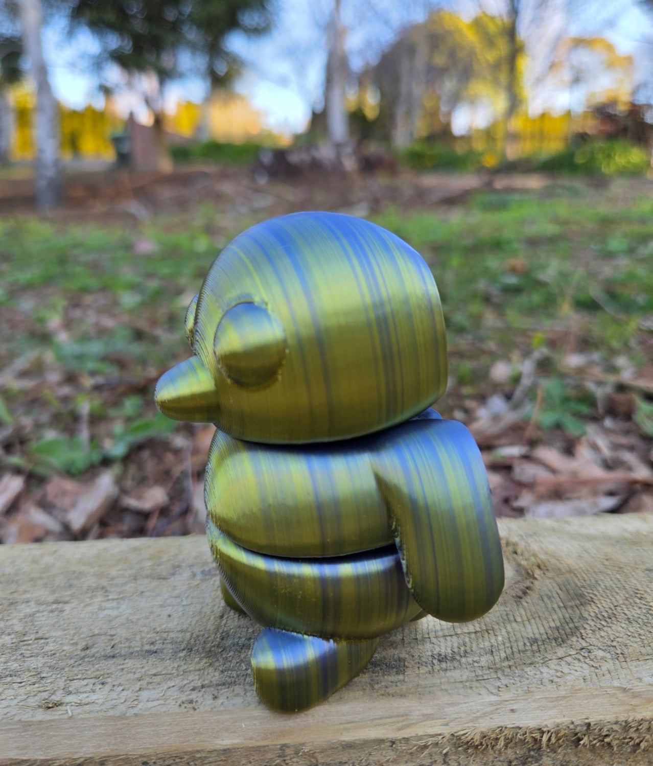 3D Baby Fidget Gippy Penguin METALLIC
