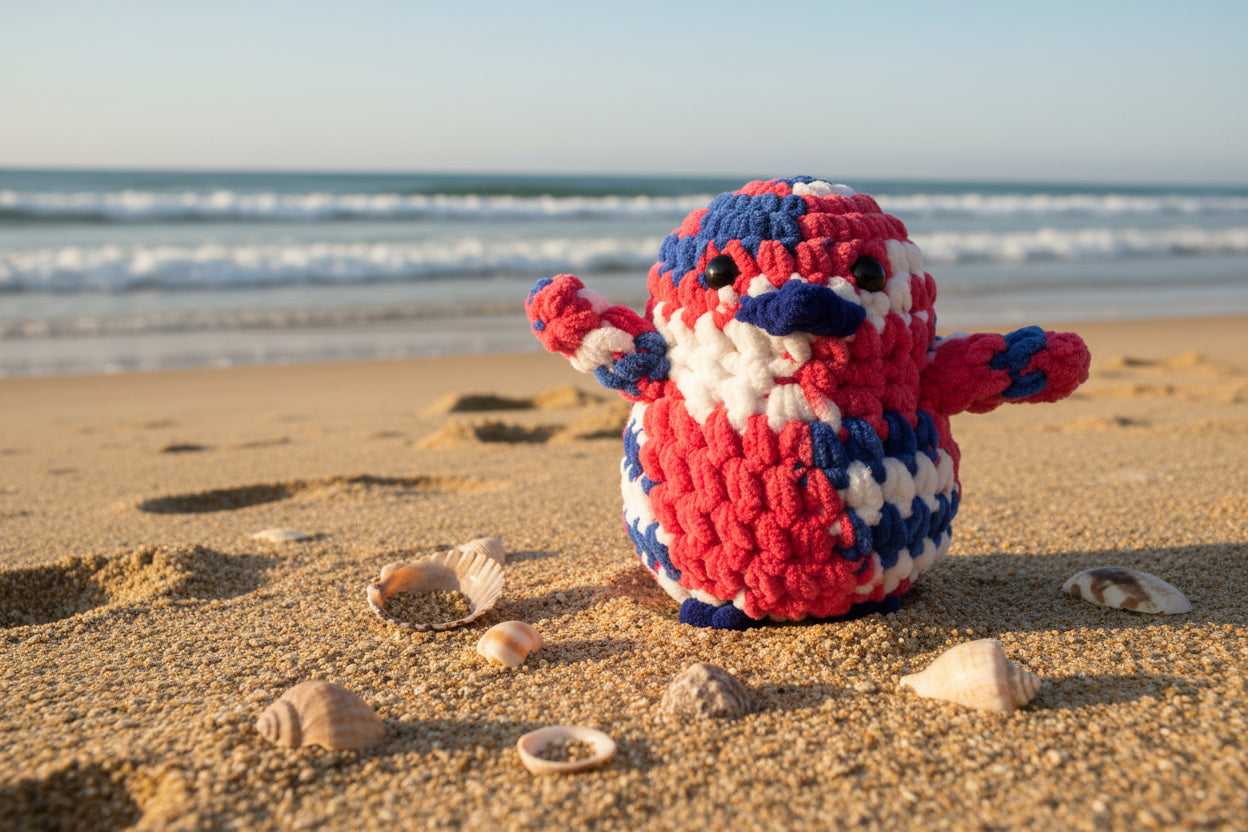 Handmade Penguin Plushie BEACHBALL