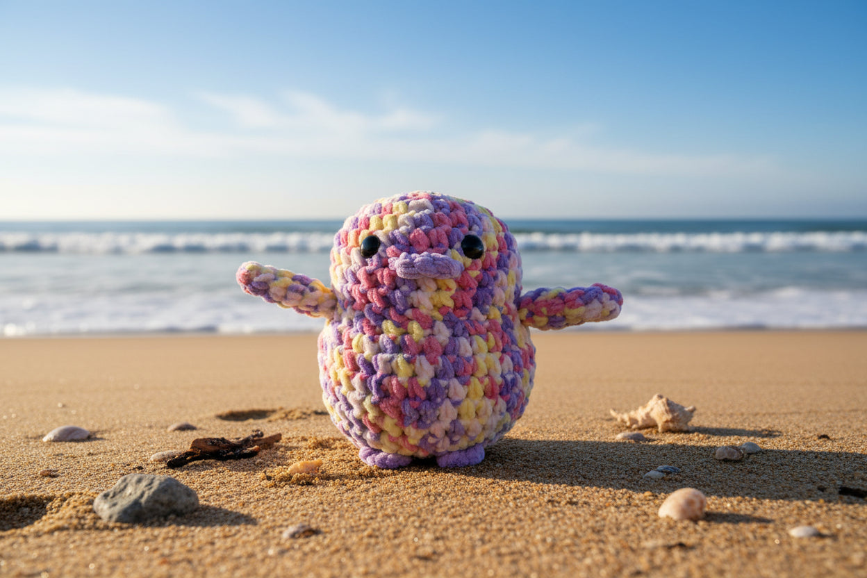*LIMITED EDITION* ULTRA SQUISHY HANDMADE PENGY CAREBEAR