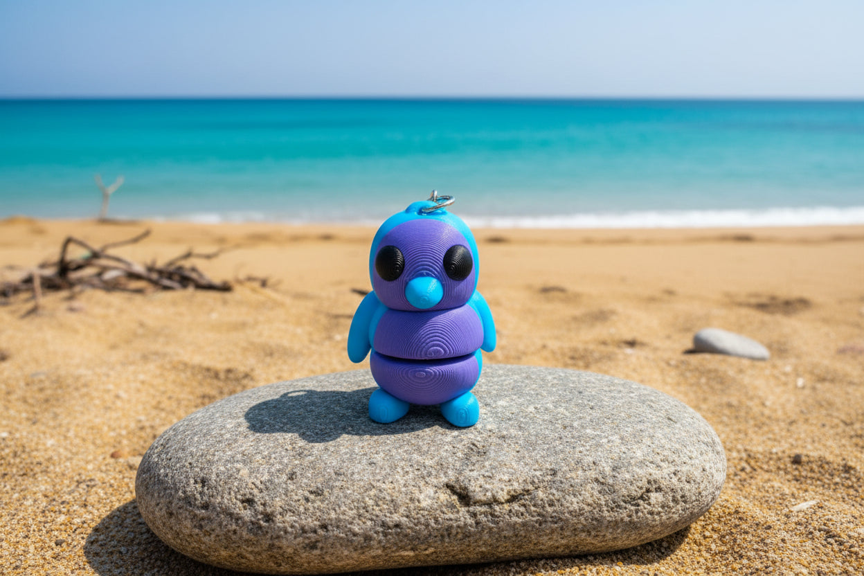 3D Fidget Penguin Keychains SULLY