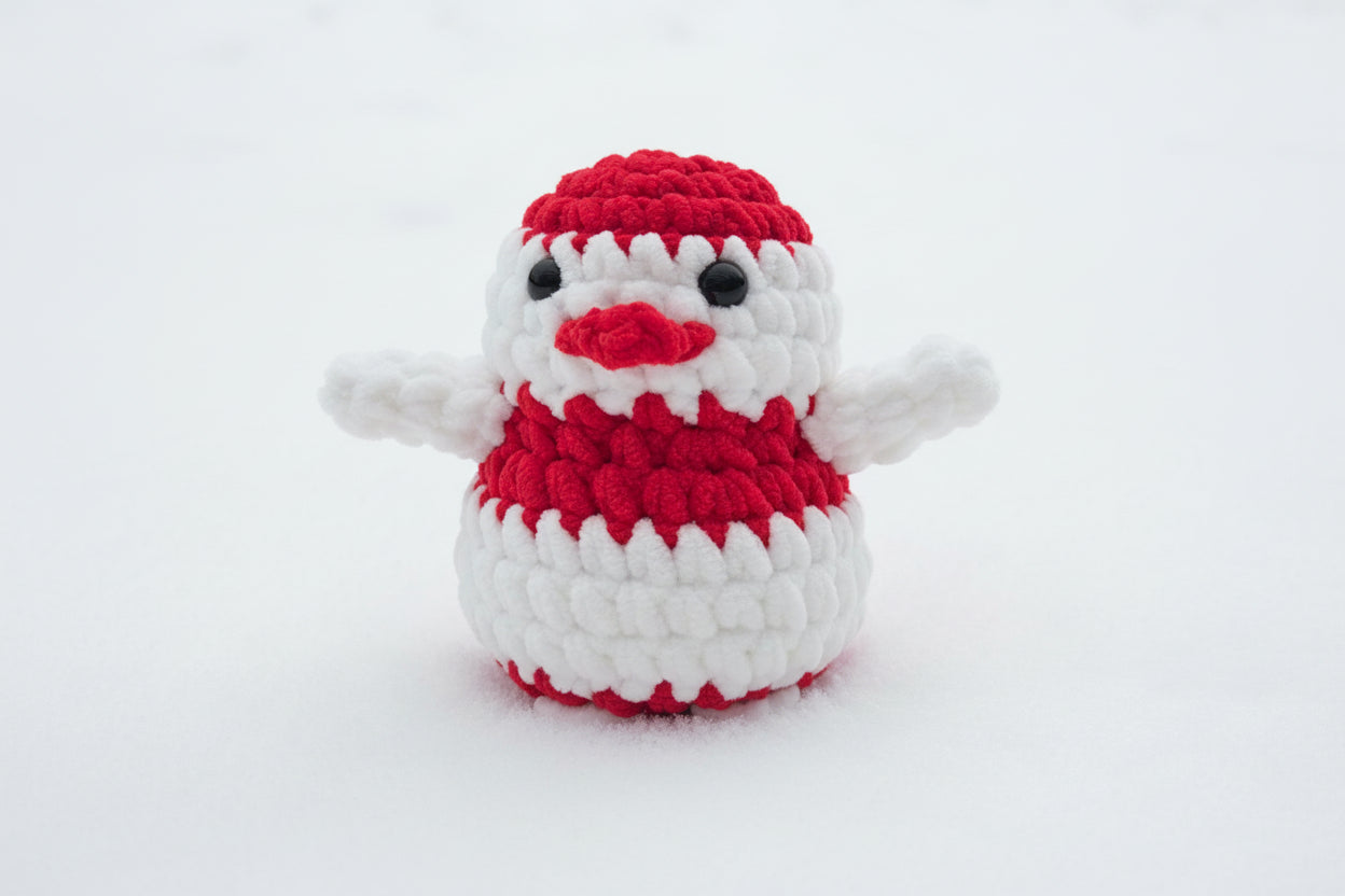 Handmade Christmas Penguin PEPPERMINT CANDY CANE