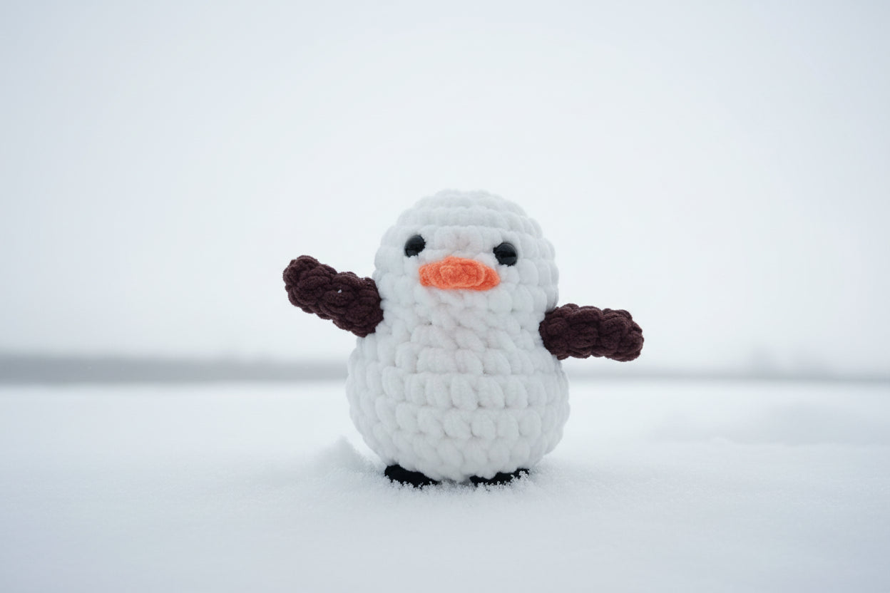 Handmade Christmas Penguin SNOWMAN