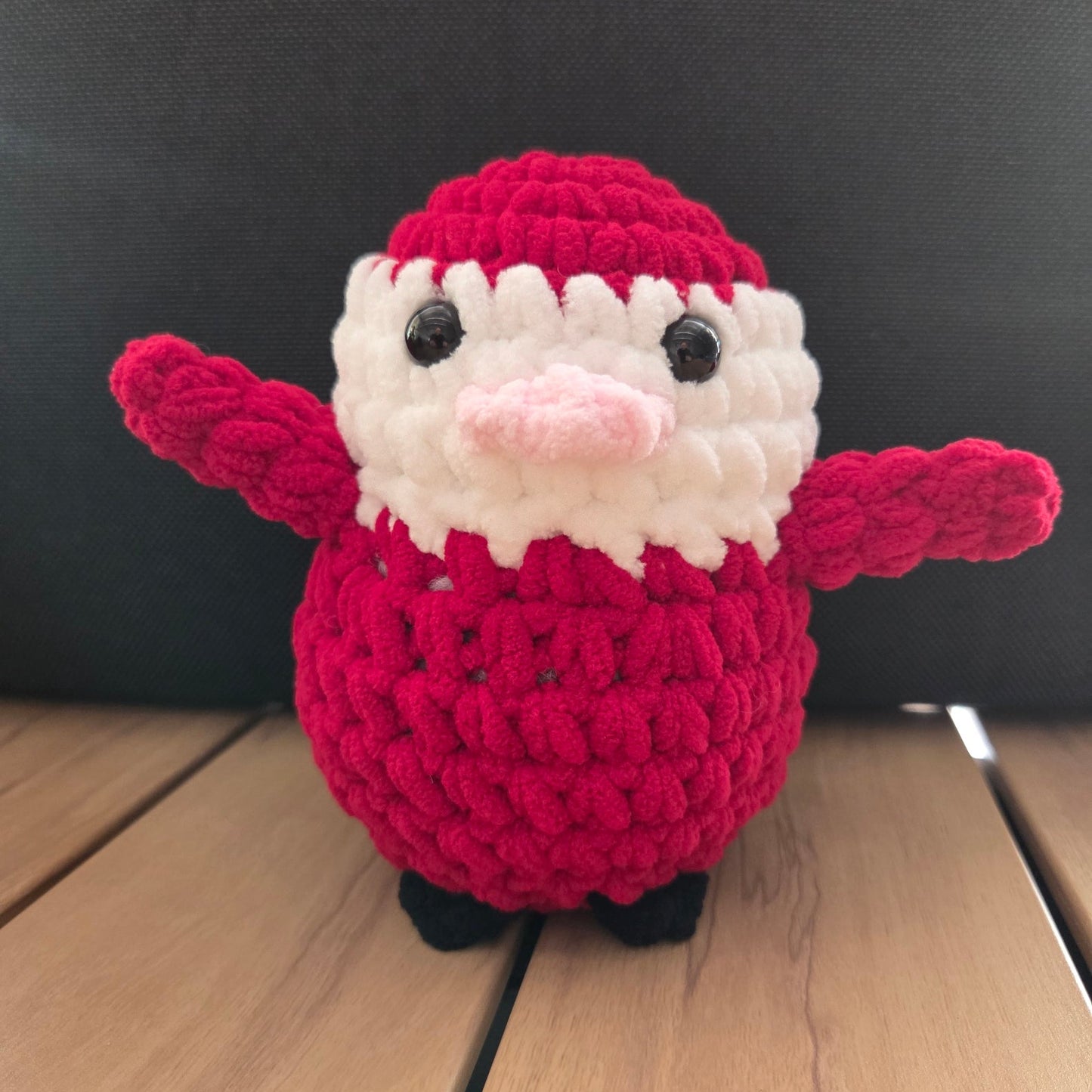Handmade Christmas Penguin SANTA
