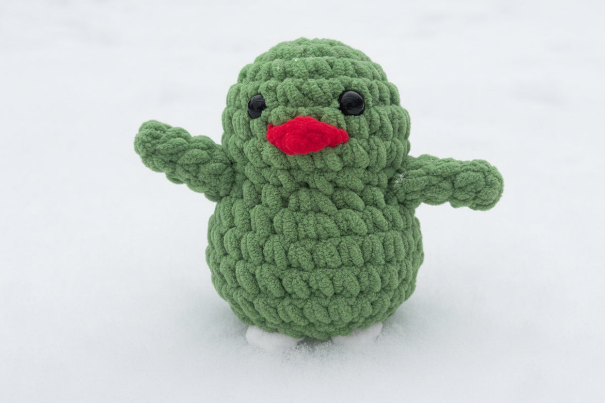 Handmade Christmas Penguin GRINCH