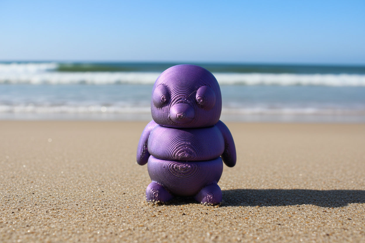 3D Pocket Penguins PURPLE MOON