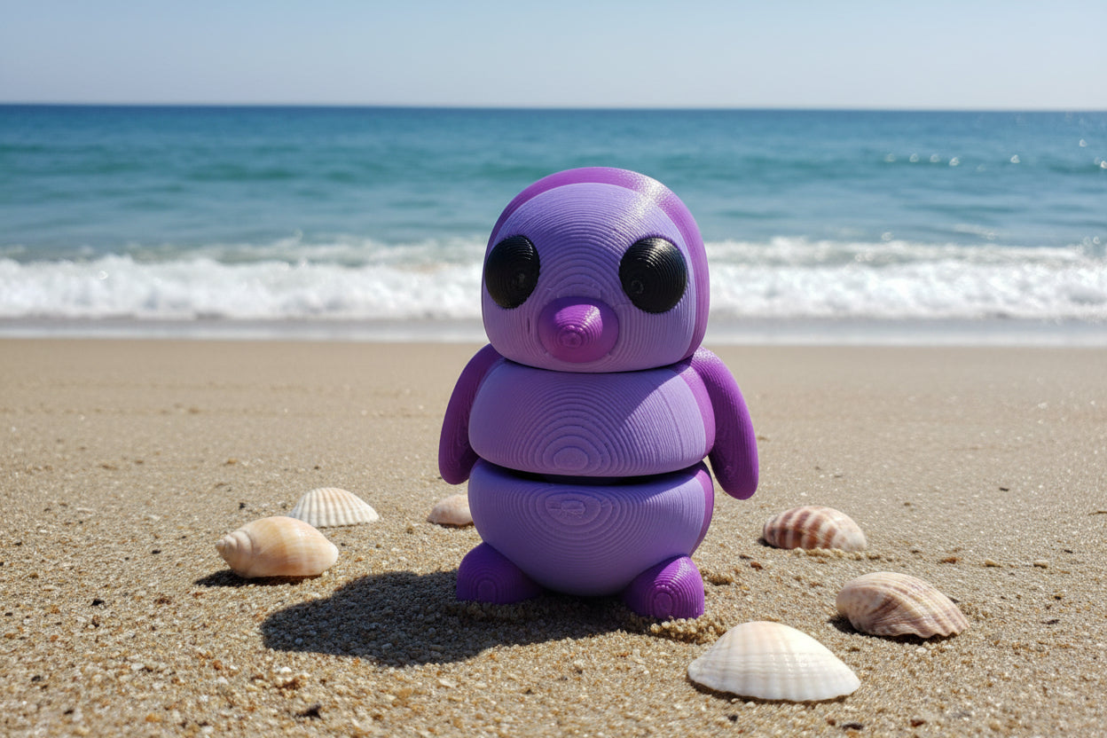 3D Pocket Penguins GRAPE