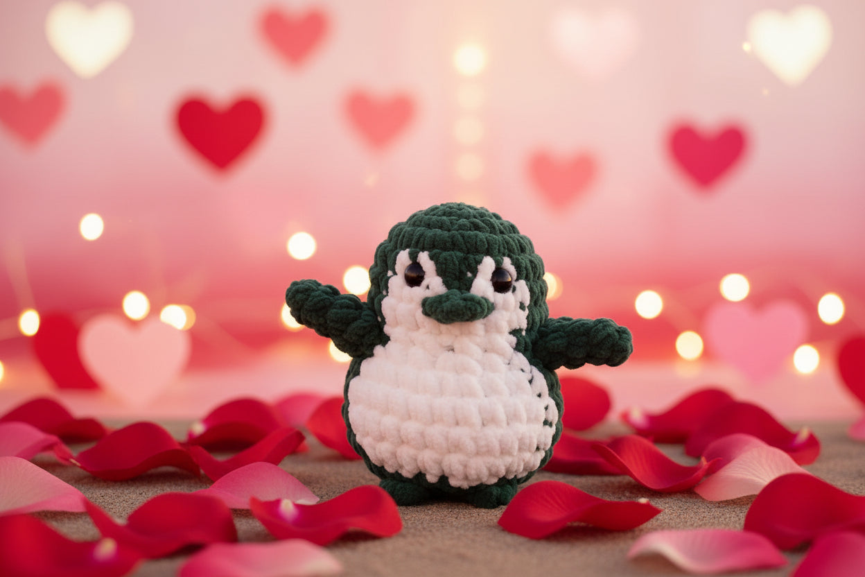 Tummy Penguins White Rose
