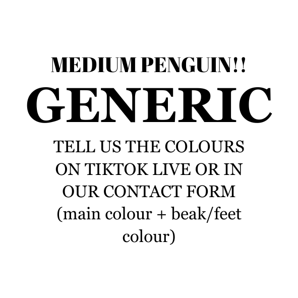 3D Medium Fidget Gippy Penguin