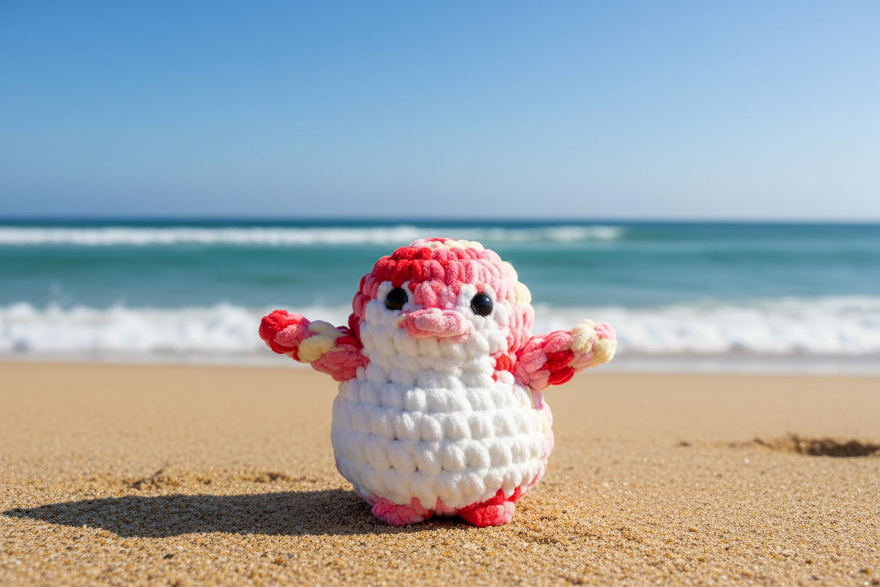 Tummy Penguins STRAWBERRY SHORTCAKE + WHITE