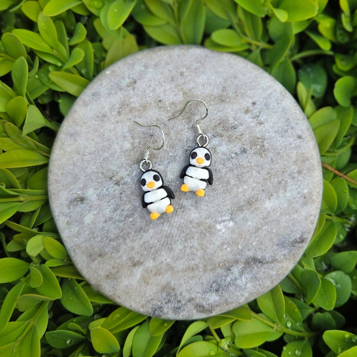 Cutie Pie Penguin Earrings TRADITIONAL