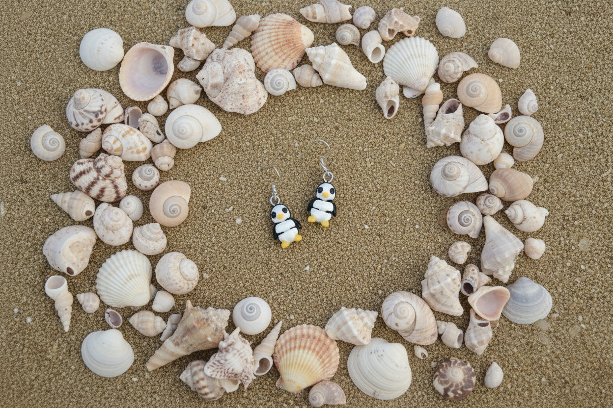 Cutie Pie Penguin Earrings TRADITIONAL