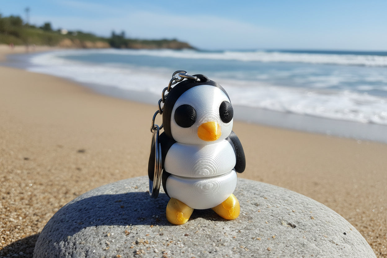 3D Fidget Penguin Keychains TRADITIONAL