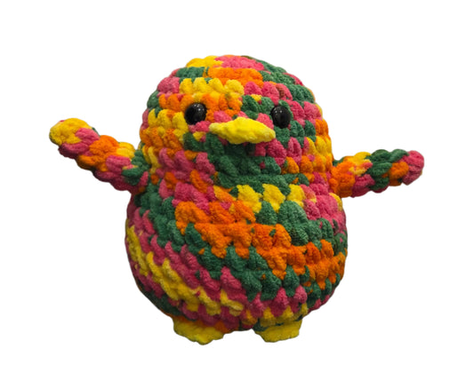 Handmade Penguin Plushie TOOTIE FRUITY TWIST