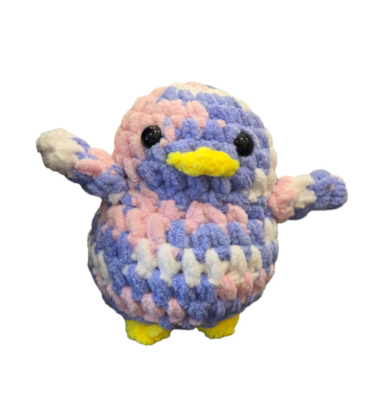Handmade Penguin Plushie COTTON CANDY