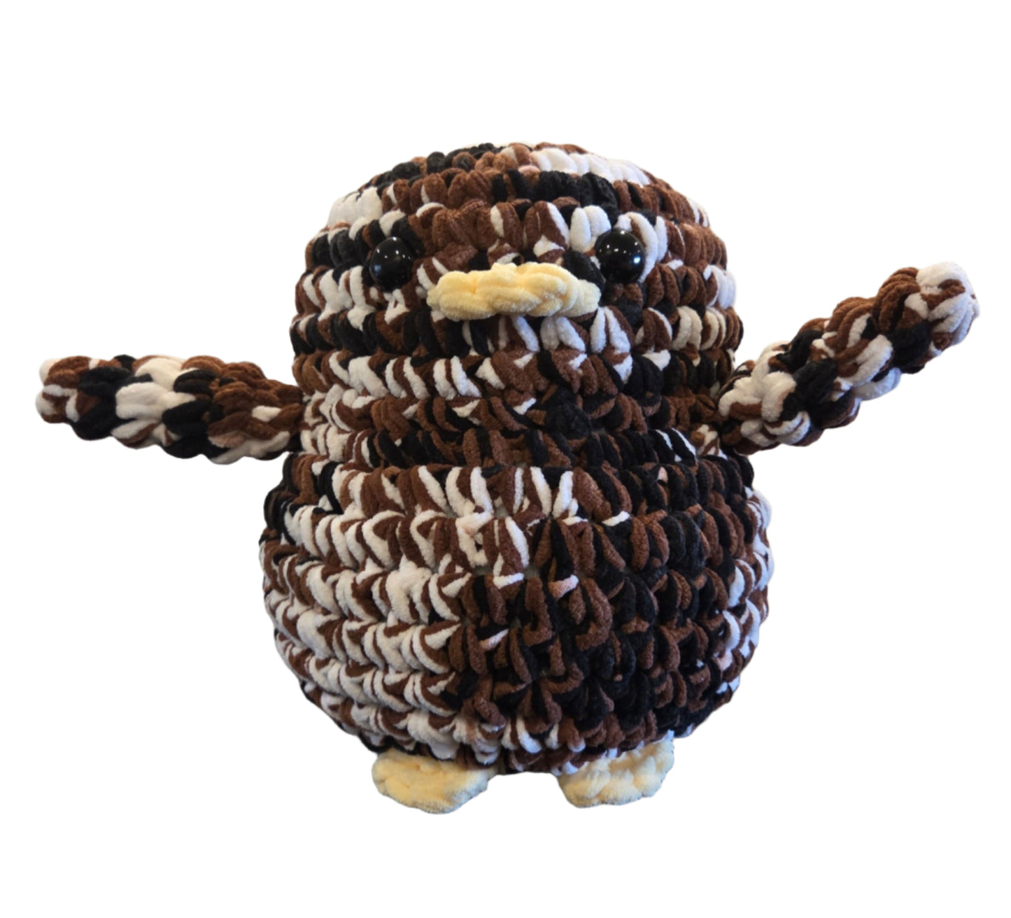 Handmade Penguin Plushie CHOC VANILLA + PAVLOVA