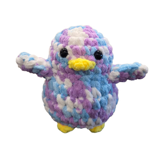 Handmade Penguin Plushie BUBBLEGUM