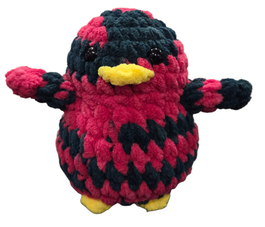 Handmade Penguin Plushie ROSE PETAL