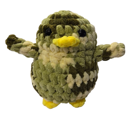 Handmade Penguin Plushie FROG