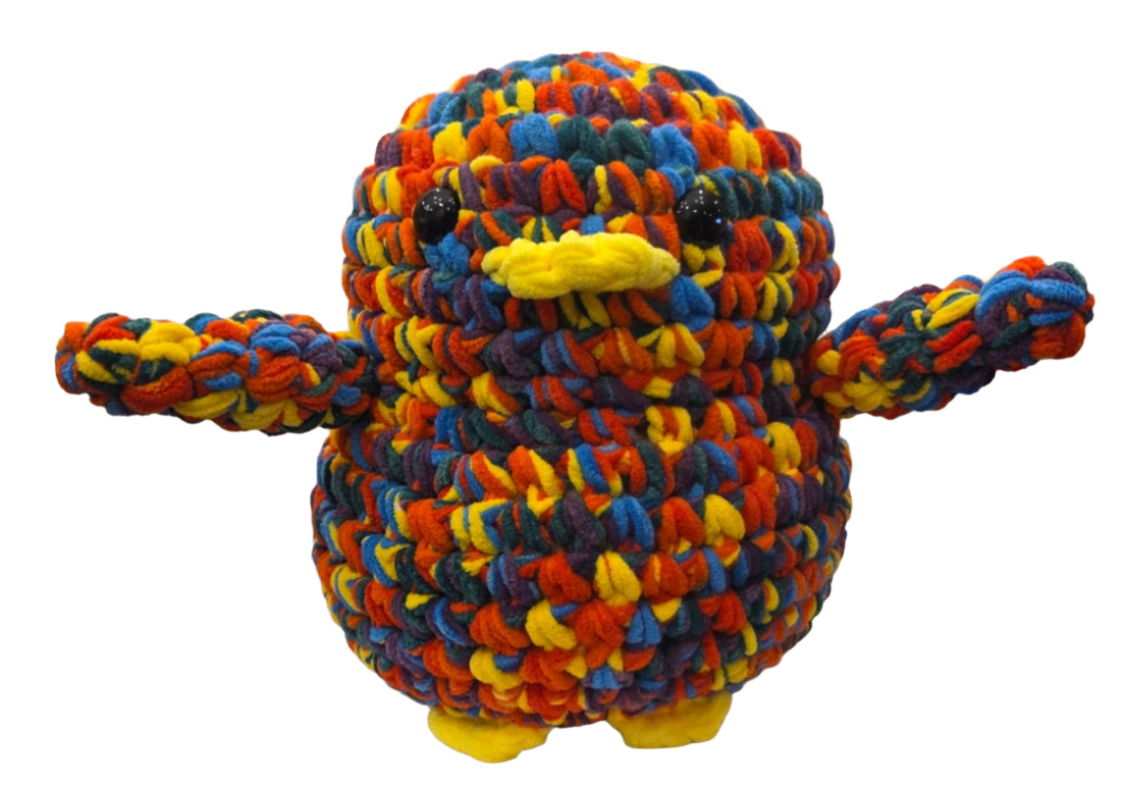 Handmade Penguin Plushie SKITTLES