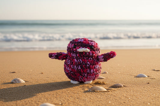 Handmade Penguin Plushie RUBY ROSE