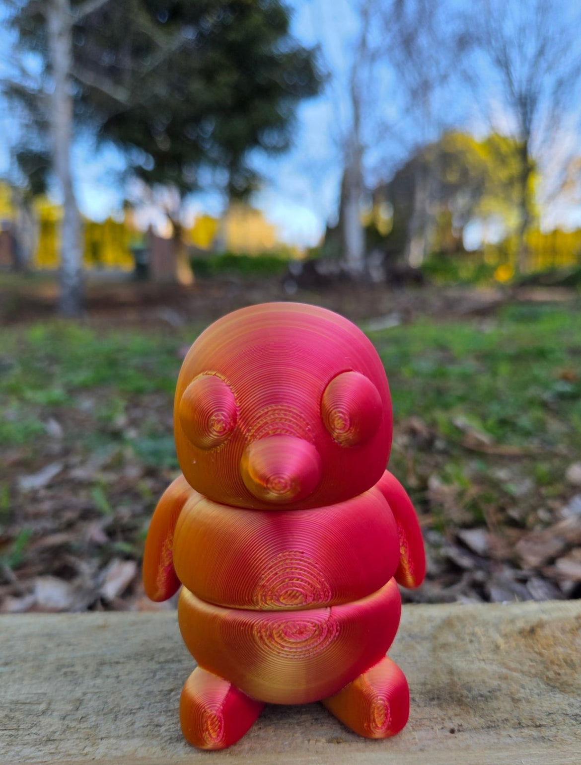 3D Baby Fidget Gippy Penguin METALLIC