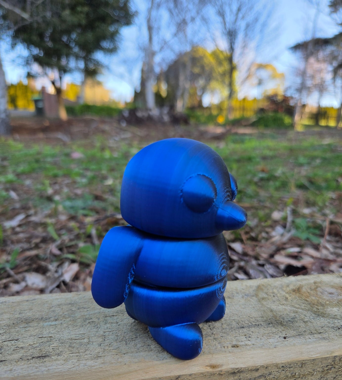 3D Baby Fidget Gippy Penguin METALLIC