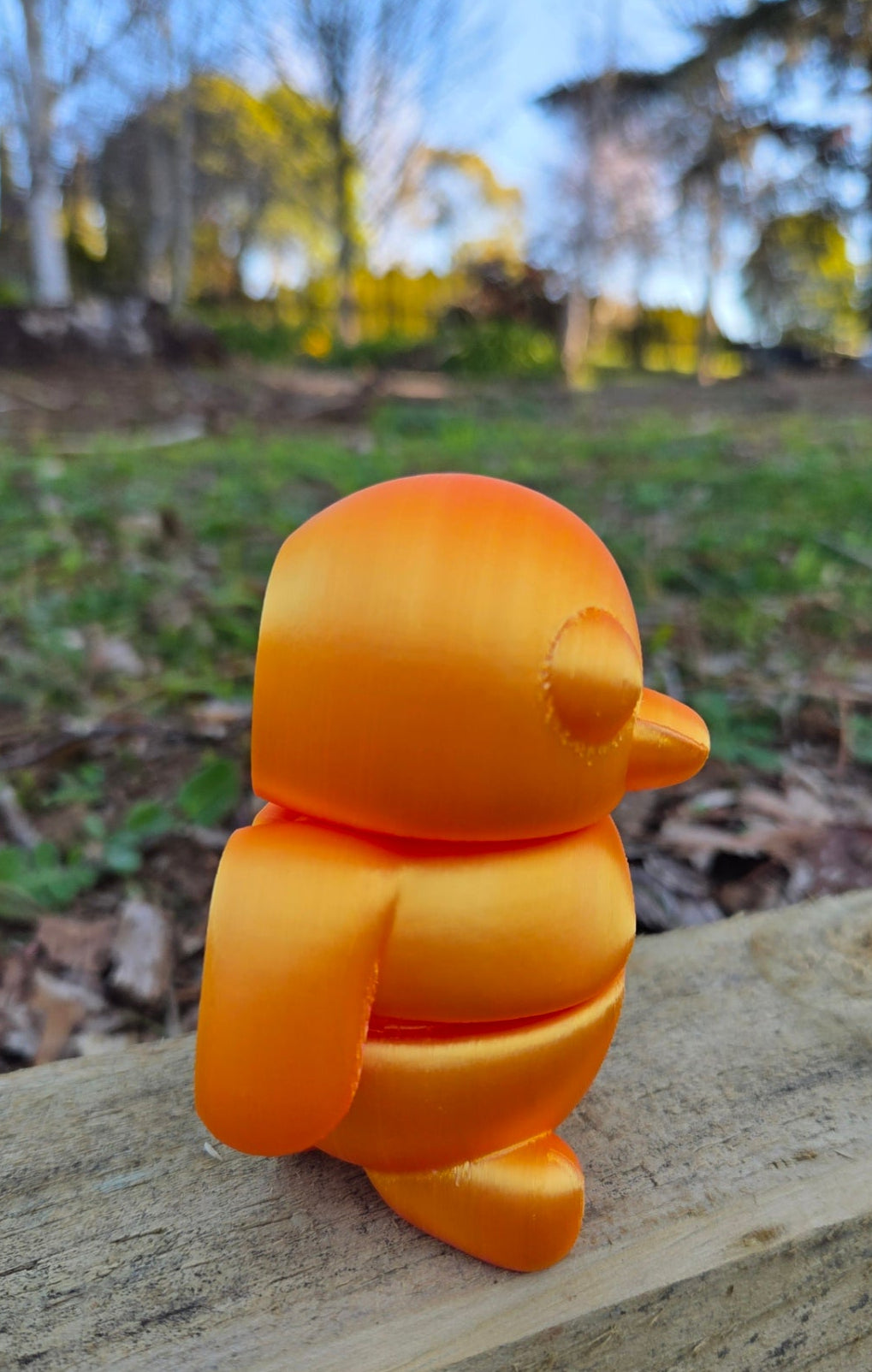 3D Baby Fidget Gippy Penguin METALLIC