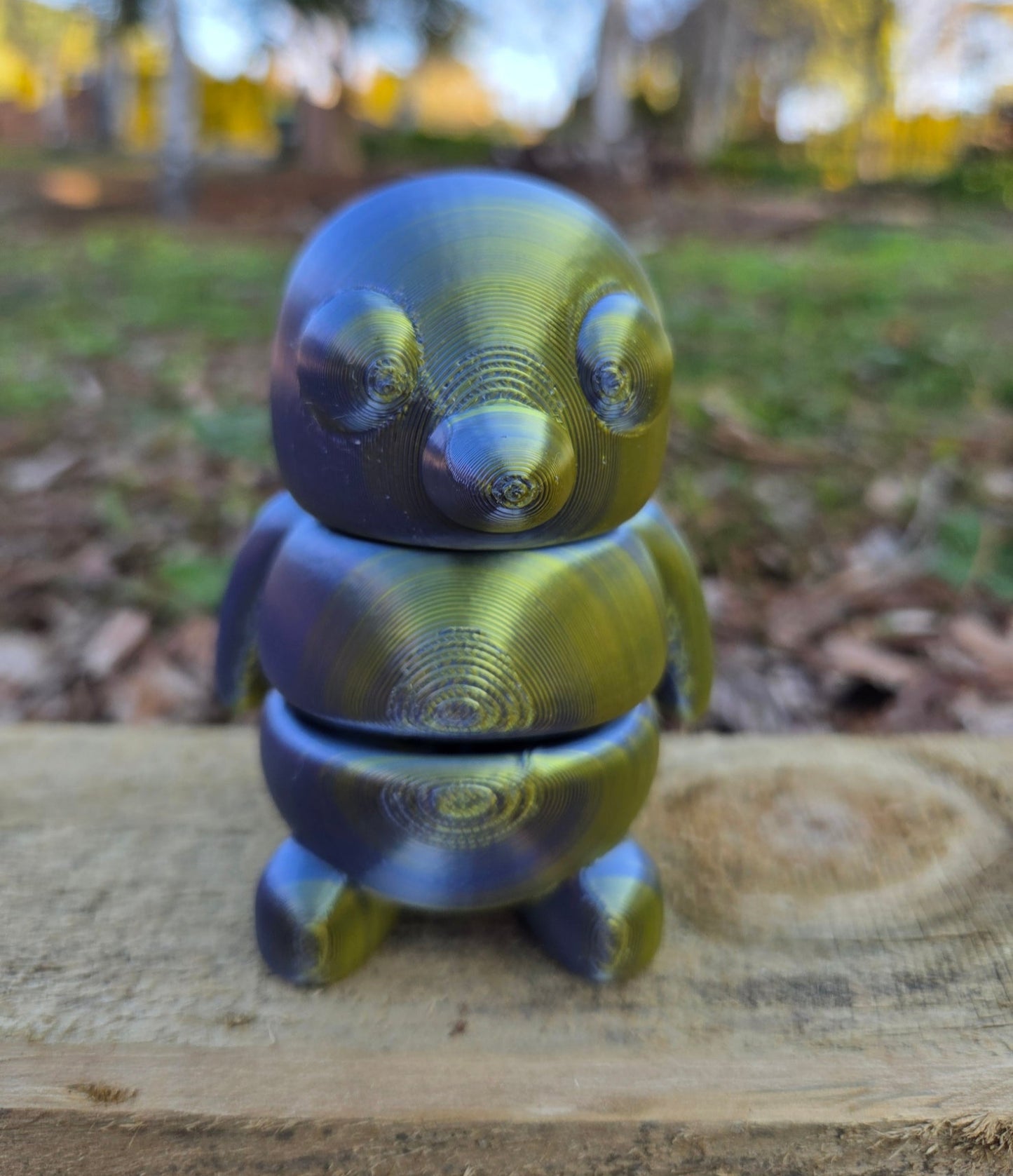3D Baby Fidget Gippy Penguin METALLIC
