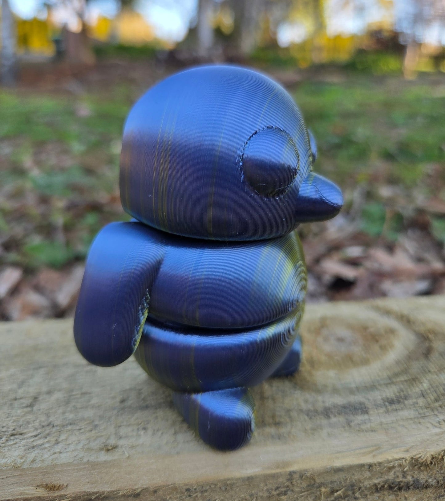 3D Baby Fidget Gippy Penguin METALLIC