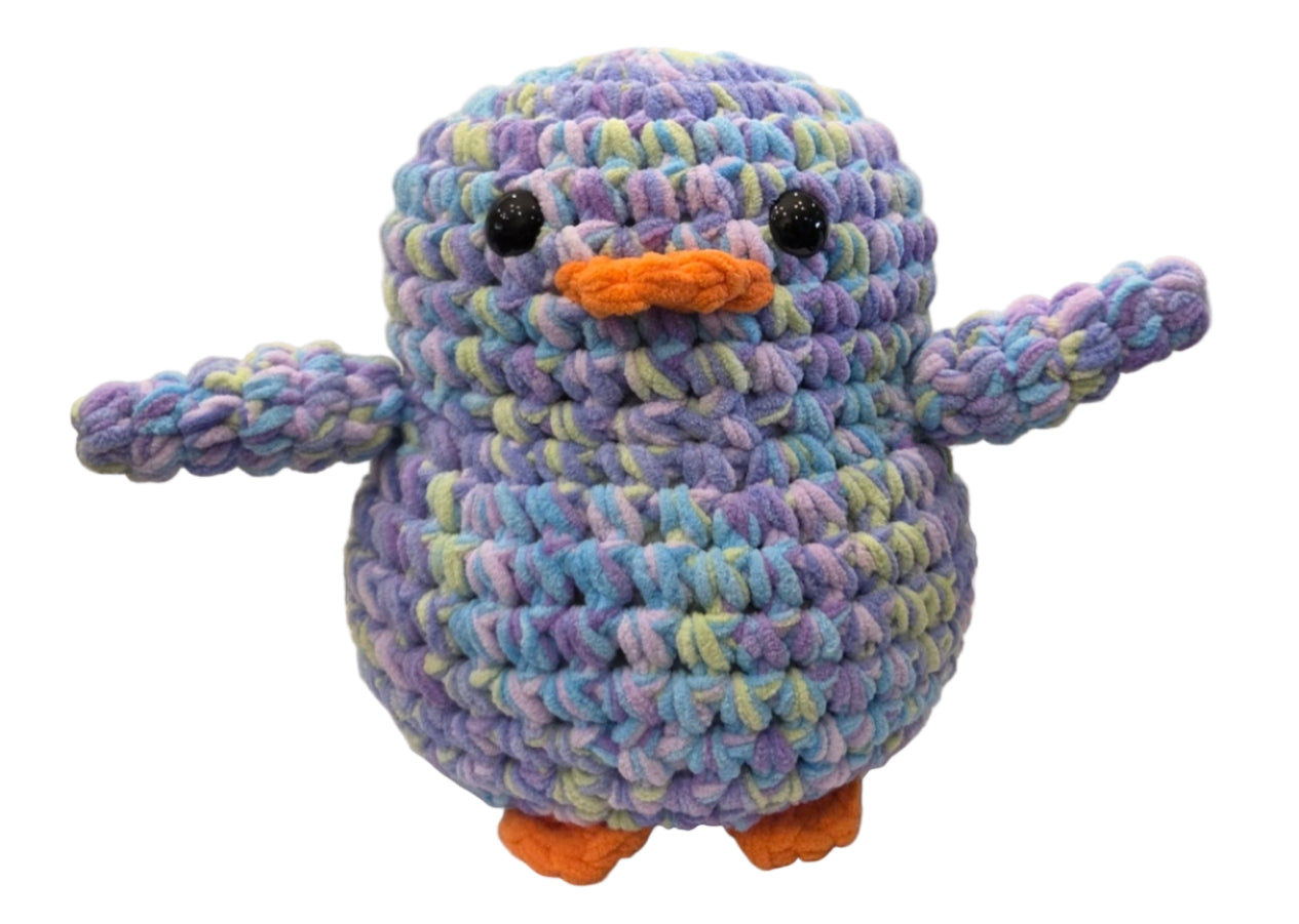 Handmade Penguin Plushie SULLY + MINTY LAVENDER