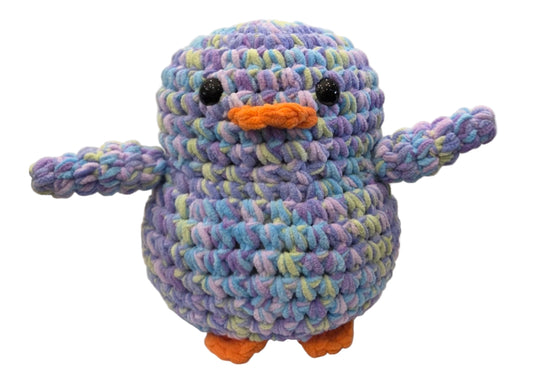 Handmade Penguin Plushie SULLY + MINTY LAVENDER