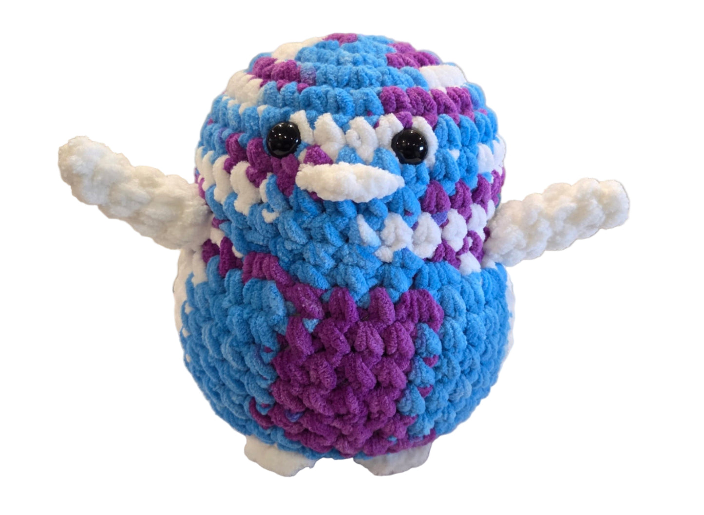 Handmade Penguin Plushie FROZEN BLUEBERRY