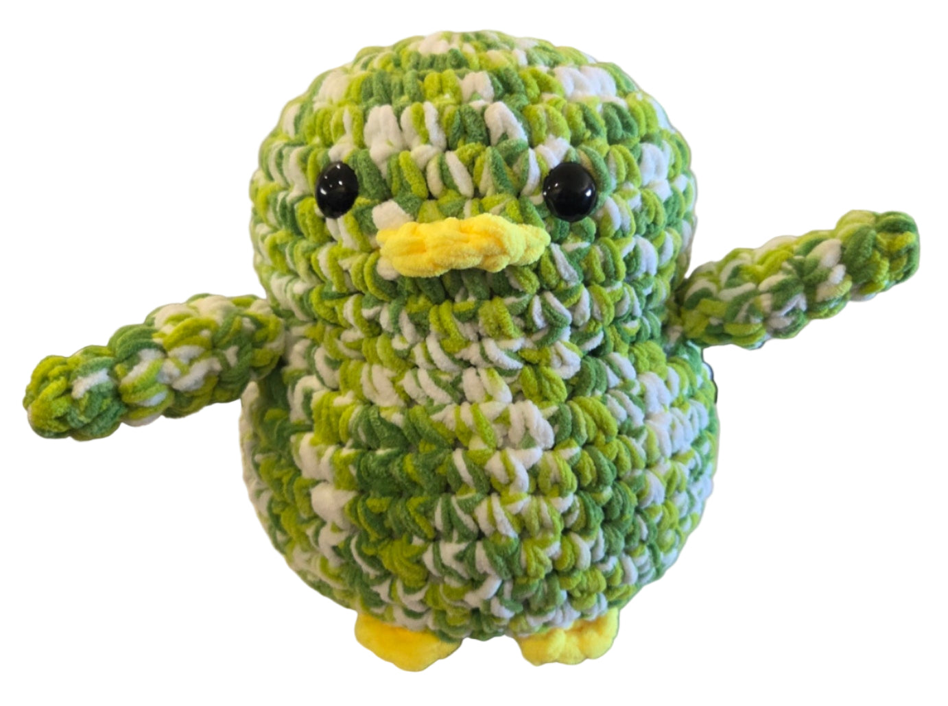 Handmade Penguin Plushie LEMONADE LIME