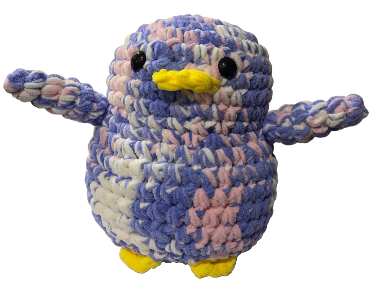 Handmade Penguin Plushie COTTON CANDY
