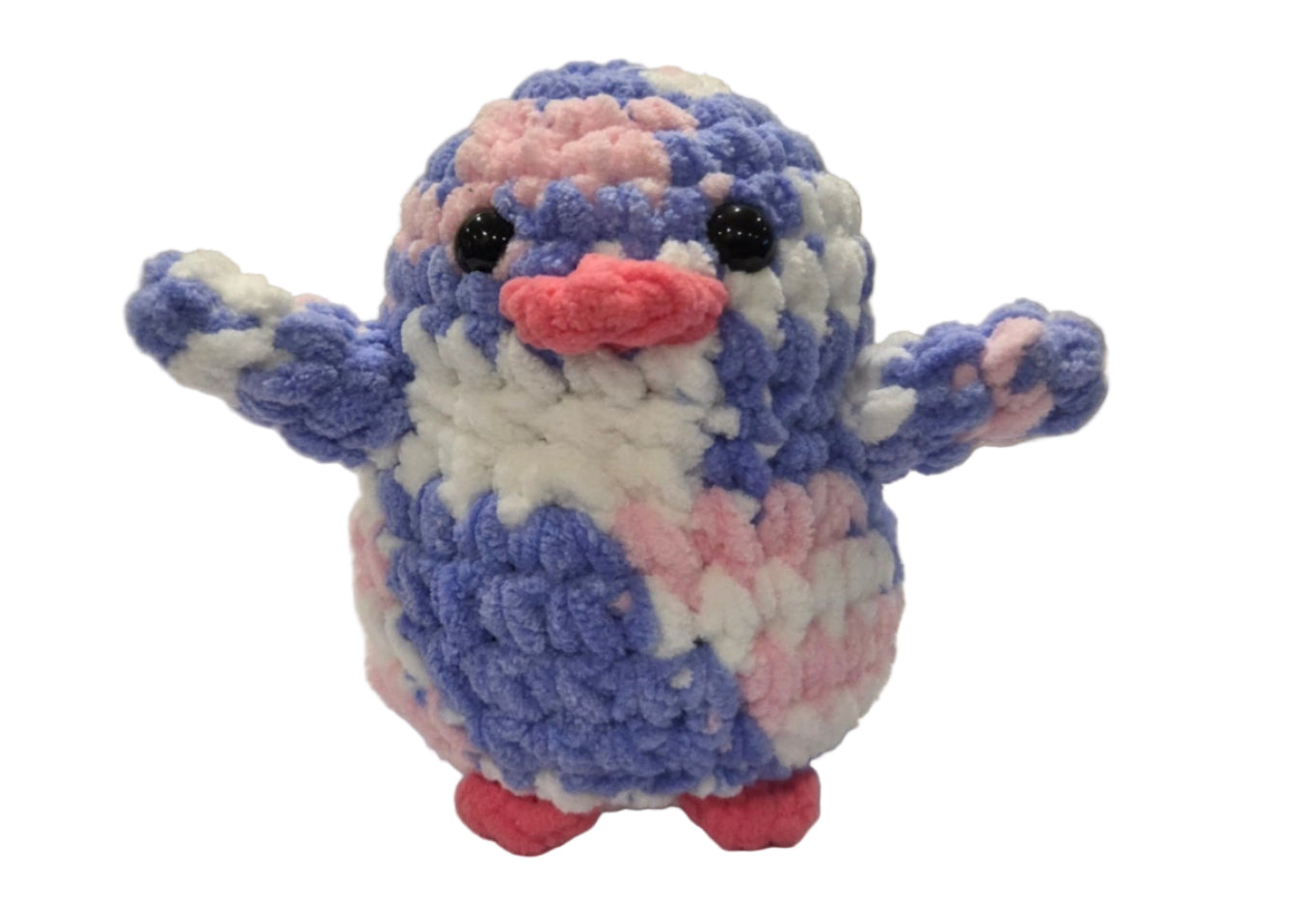 Handmade Penguin Plushie COTTON CANDY