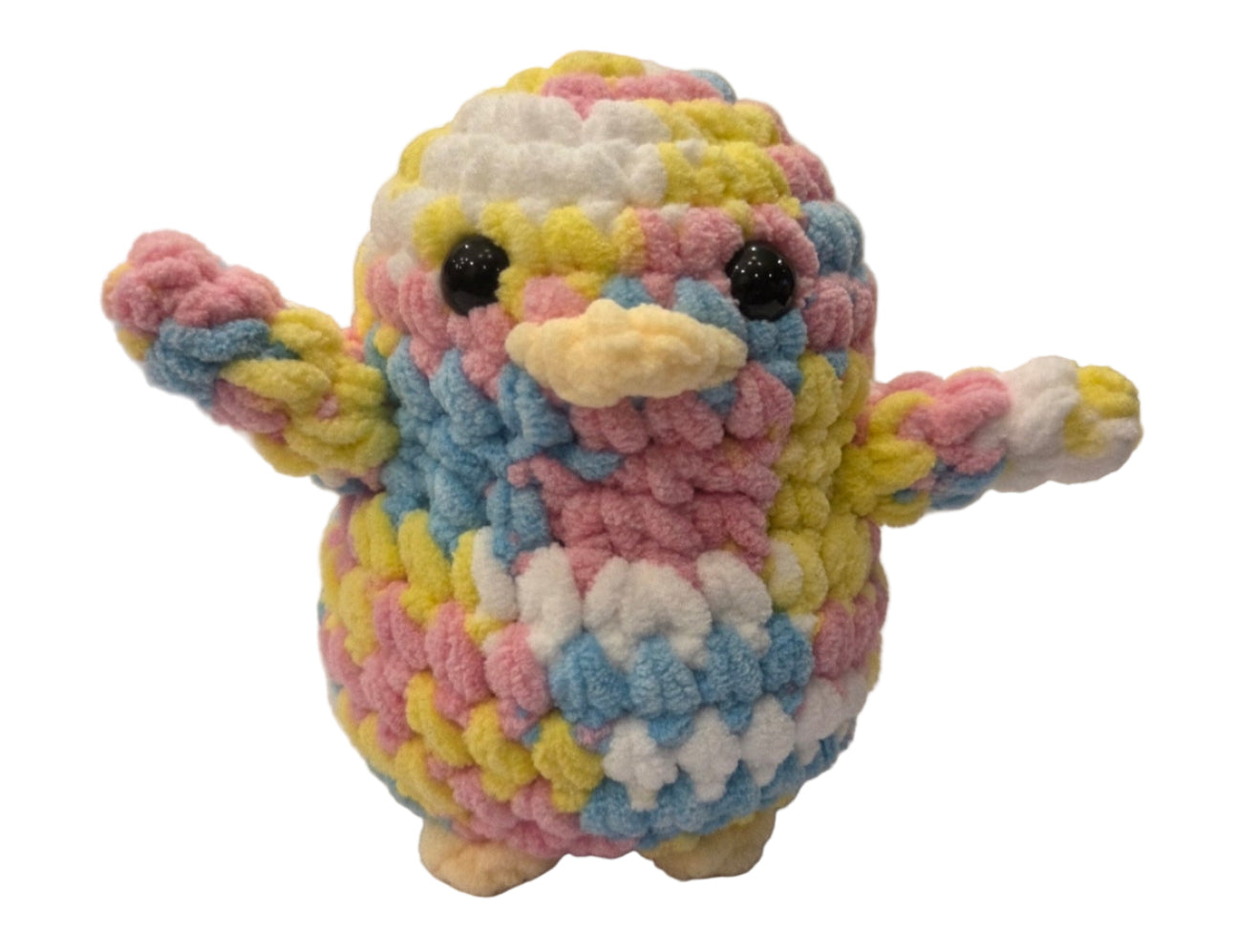 Handmade Penguin Plushie PINK UNICORN