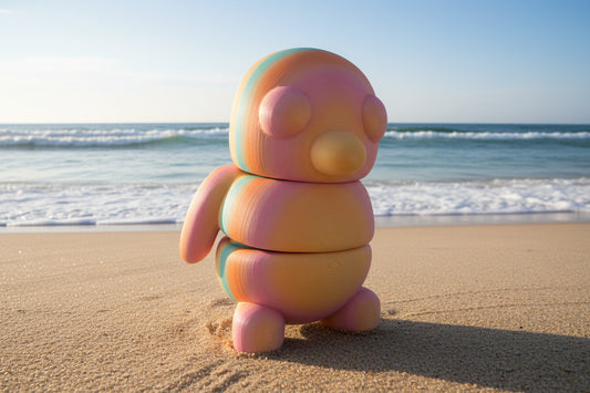 3D Medium Fidget Gippy Penguin MARSHMELLOW TWIST