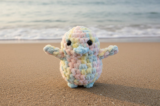 Handmade Penguin Plushie MARSHMALLOW