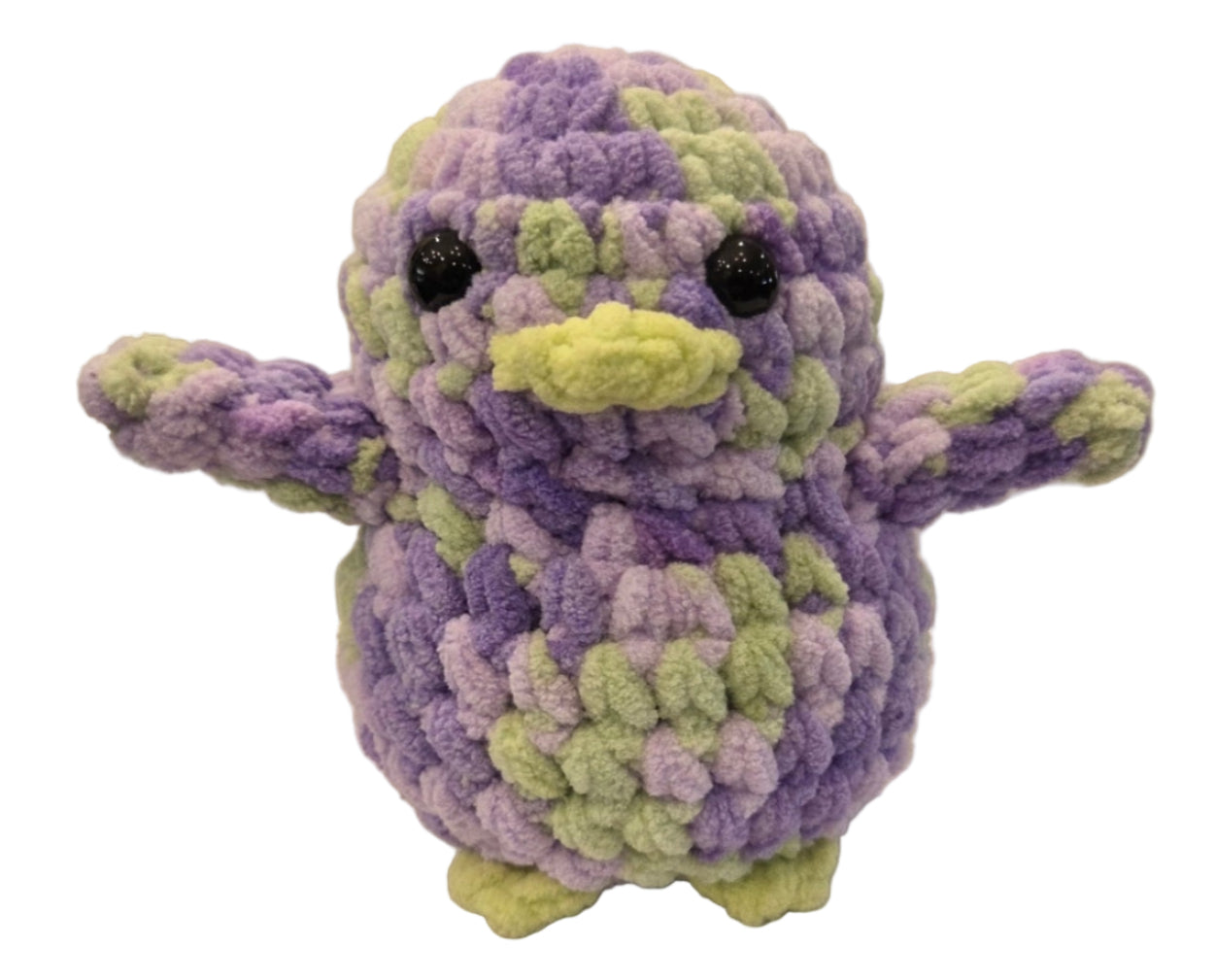 Handmade Penguin Plushie MINTY LAVENDER
