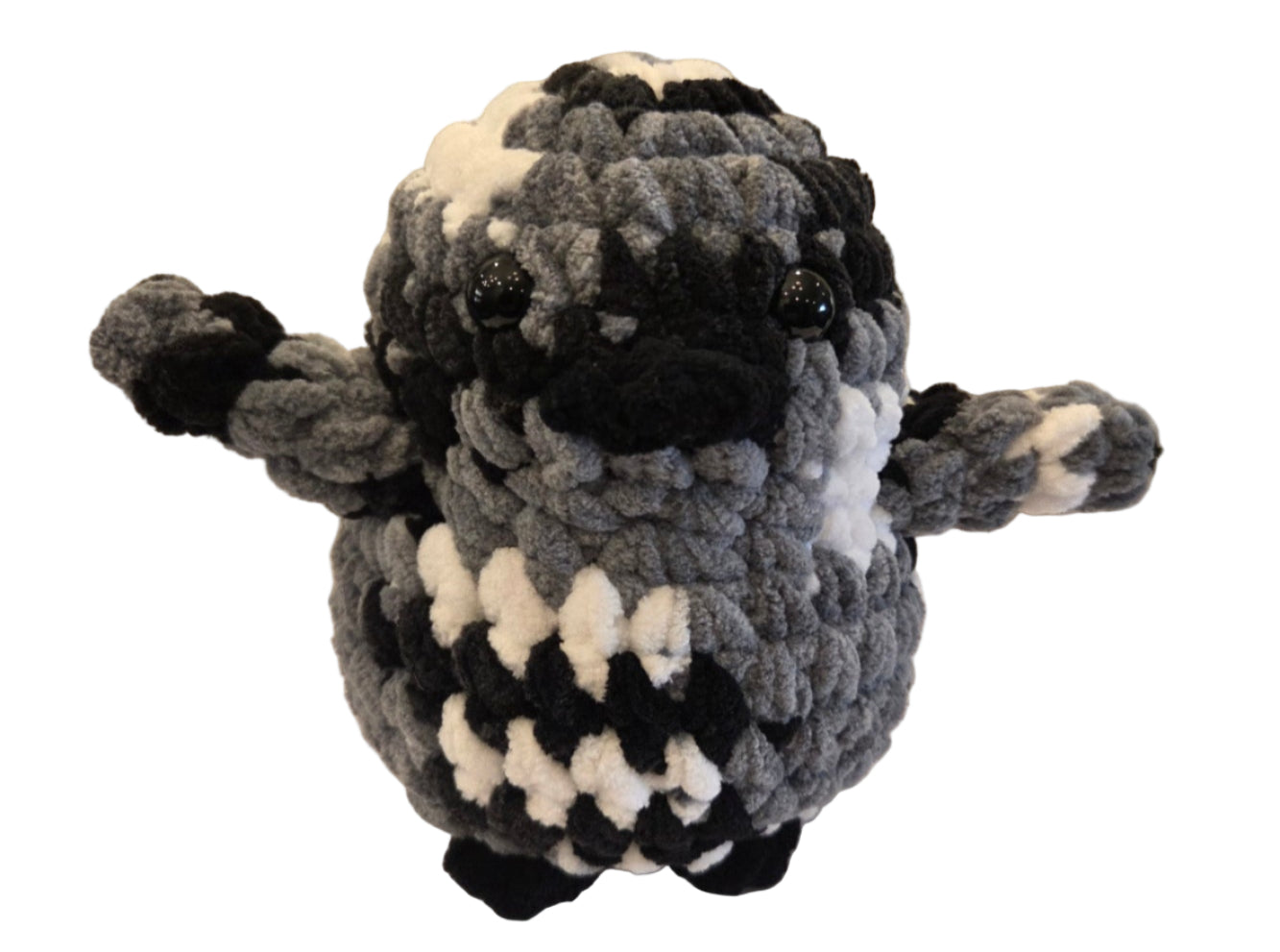 Handmade Penguin Plushie ZEBRA