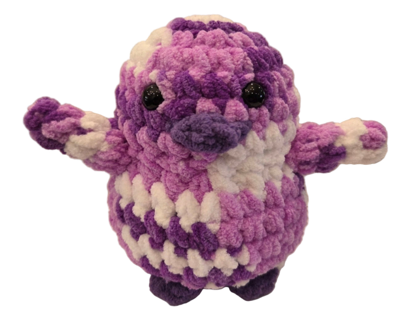 Handmade Penguin Plushie GRAPE