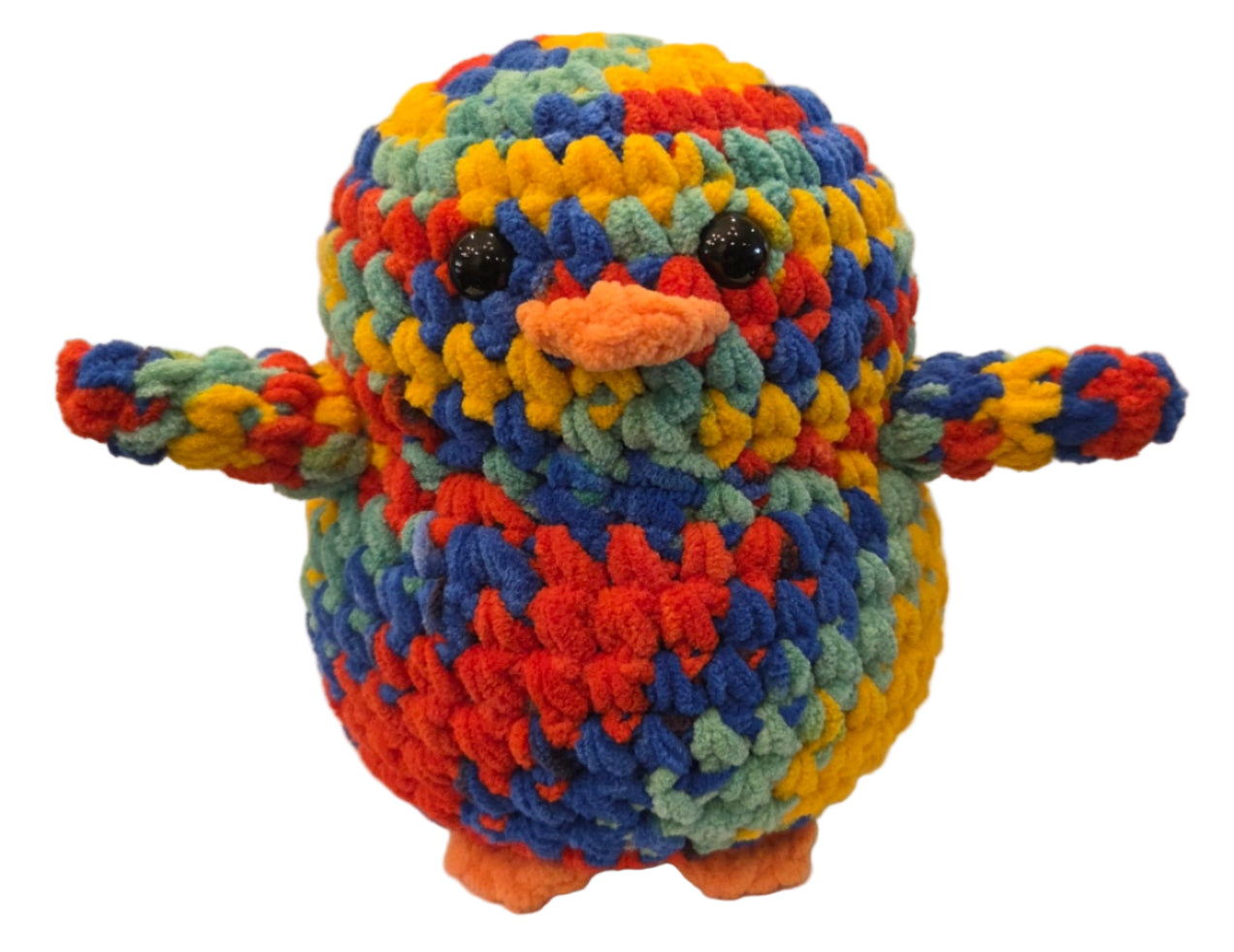 Handmade Penguin Plushie CONFETTI