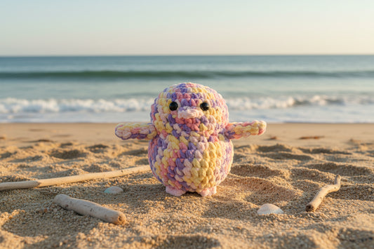 Handmade Penguin Plushie CAREBEAR